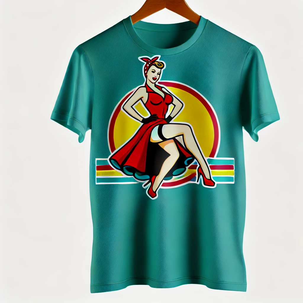 Pin-Up T-Shirt Design 1